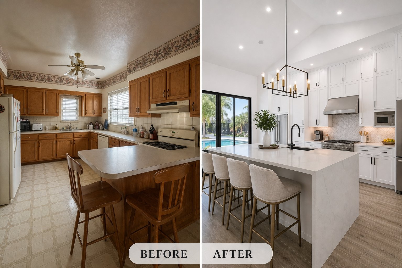 Kitchen Renovation Cape Coral, FL — NG Construction SWFL